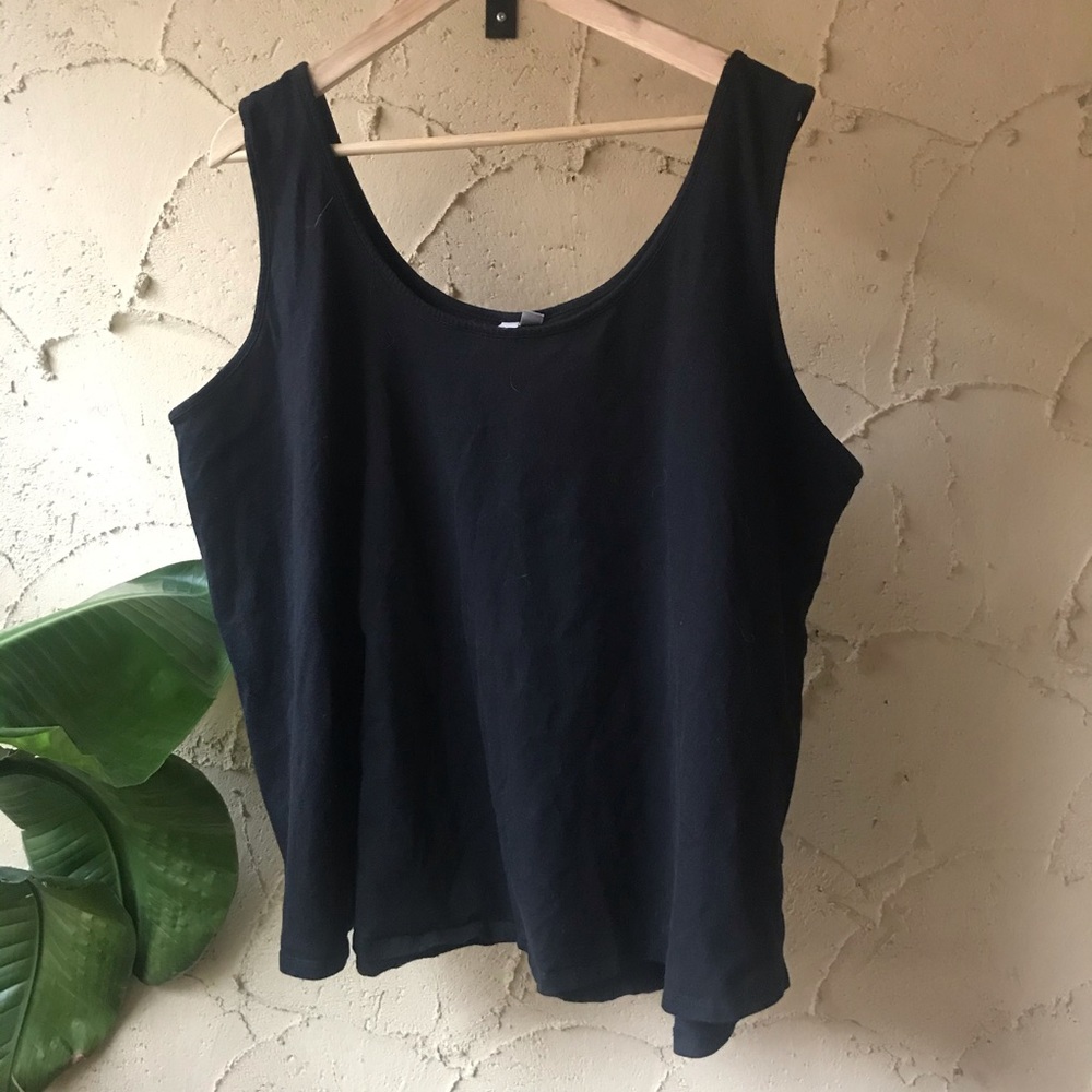 NWOT Black Tank Flowy Plus Size